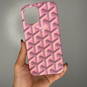 Pink iPhone 11, 12, 12 pro case.